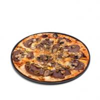 پیتزا سیر و استیک کلاسیک