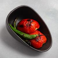 گوجه کبابی همراه پیاز سماقی