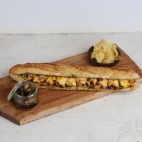 ساندویچ جوجه کباب زعفرانی