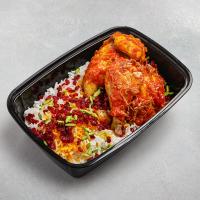 زرشک پلو با مرغ سس پز