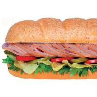 ساندویچ ژامبون گوشت دودی سرد