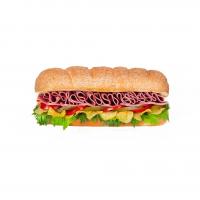 ساندویچ ژامبون گوشت بدون سس