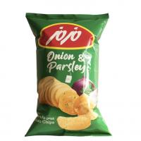 چیپس سیب زمینی مزمز پیاز و جعفری