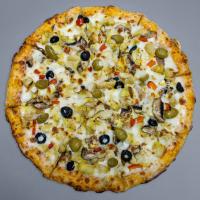 پیتزا مرغ و قارچ