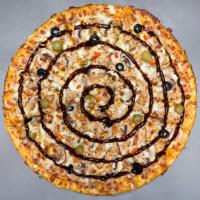 پیتزا چیکن باربیکیو