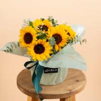 شیشه گل ۵ شاخه آفتاب مینی