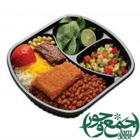 چلوخورشت قیمه بادمجان جمع و جور