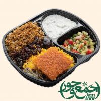عدس پلو جمع و جور