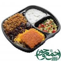 عدس پلو جمع و جور