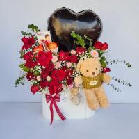 باکس گل قلب ۳