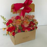 باکس گل دسته دار طلقی