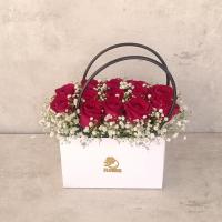 باکس گل رز کیفی