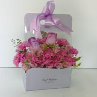 باکس گل دسته دار طلقی