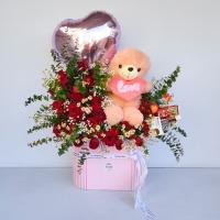 باکس گل قلب مدل ۲