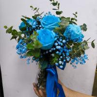 جار گل رز آبی