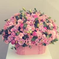 باکس گل پولسکا صورتی