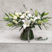 جار گل لوتوس سفید