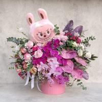 باکس گل لبوبو سایز بزرگ