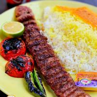 چلو کباب لقمه