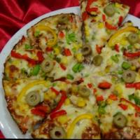 پیتزا سبزیجات آمریکایی