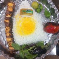 چلو کباب کوبیده نگین دار