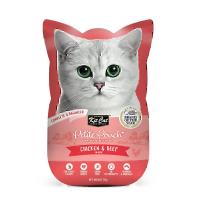 پوچ گربه کیت کت با طعم مرغ و گوشت گاو Kit Cat Cat Pouch With Chicken & Beef وزن 70 گرم