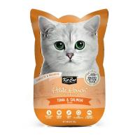 پوچ گربه کیت کت با طعم ماهی تن و سالمون Kit Cat Cat Pouch With Tuna & Salmon وزن 70 گرم