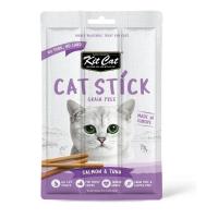 تشویقی مدادی گربه کیت کت با طعم ماهی سالمون و تن ماهی Kit Cat Grain-free Cat Sticks With Salmon & Tu