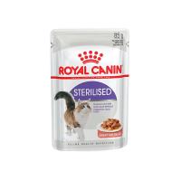 پوچ گربه عقیم شده رویال کنین در سس گوشت Royal Canin Pouch Sterilised in Gravy وزن 85 گرم