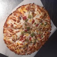 پیتزا ویژه مرغ پپرونی ایتالیایی (یک نفره)