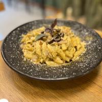 پاستا سیر و استیک