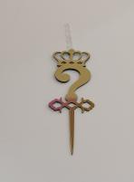 شمع علامت سوال طلایی