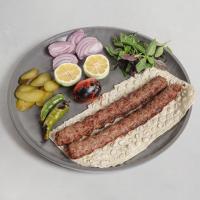 خوراک کباب کوبیده دو سیخ