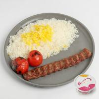 چلو کباب کوبیده معمولی + ماست موسیر