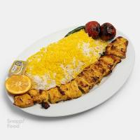 چلو جوجه کباب فیله مخصوص یک سیخ (300 گرمی)