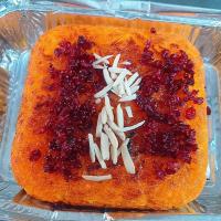 ته چین مرغ و بادمجان