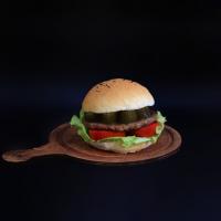 برگر کلاسیک با نان گرد