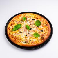 پیتزا مرغ و پستو رژیمی