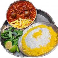 چلو خورشت قیمه