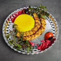 چلو کباب کوبیده مرغ