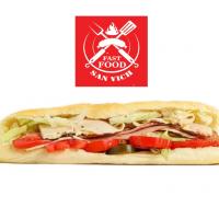 ساندویچ ژامبون میکس تنوری