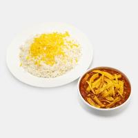 چلو خورشت قیمه سیب زمینی