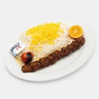 چلو کباب لقمه زعفرانی