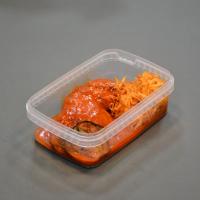 خوراک ران مرغ سس پز