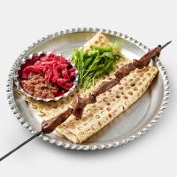 دل گوسفندی کبابی