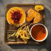 زرشک پلو با مرغ مخصوص عارف