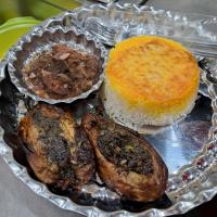 چلو بادمجان شکم پر