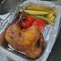 خوراک مرغ سرخ شده