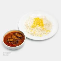مینی چلو خورشت قیمه بادمجان (اقتصادی)