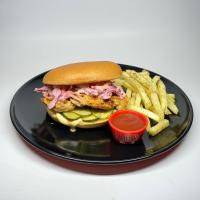 چیکن استیک برگر